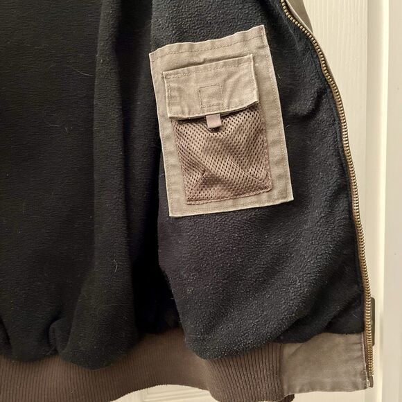 Walls Blizzard Pruf Mens 2XL Fleece Lined Cotton Canvas Hooded Jacket Vintage - Picture 5 of 9